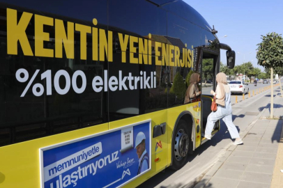 Mersin’de toplu taşımaya elektrikli dokunuş