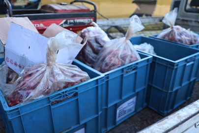 Antalya otogarında 270 kilo uygunsuz taşınan et bulundu