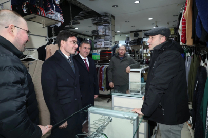 Tokat'ta Başkan Yazıcı'dan esnaf ziyareti