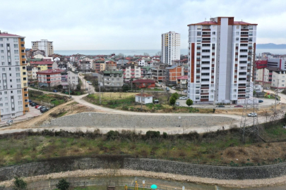 Fatsa Evkaf’ta taş duvar tamamlandı