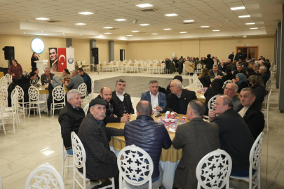 Bursa Yenişehir’de muhtarlarla dayanışma yemeği