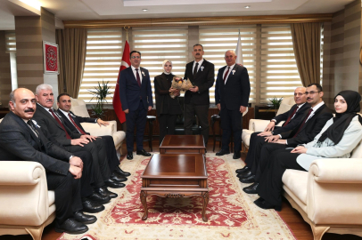 Ağrı Defterdarı'ndan Vali Bozkurt’a hafta ziyareti