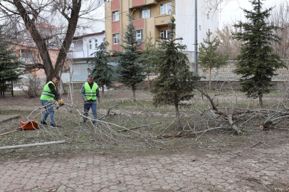 Ağrı’da park ve yeşil alanlarda yenileme çalışmaları