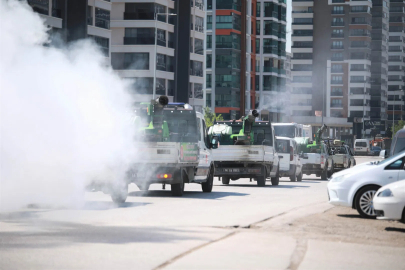 Ankara Keçiören'de 7/24 ilaçlama seferberliği