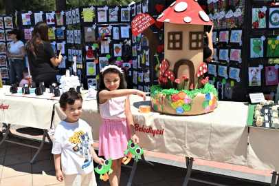 İzmir Bornova'da miniklerin büyük sergisi